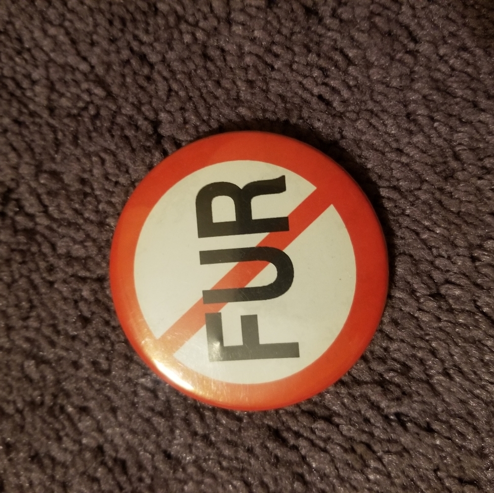Anti-Fur Pin (Vintage, Rare)